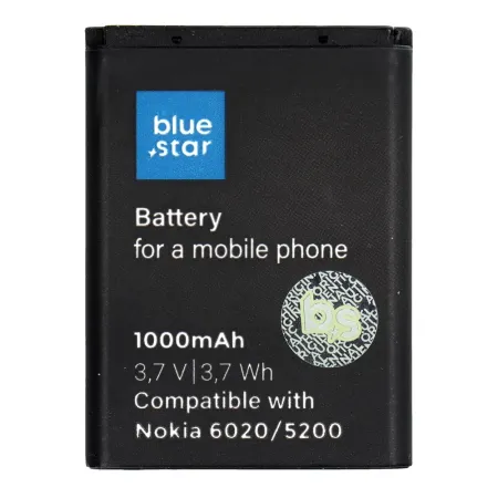 Bateria do Nokia 6020 / 5200 / 5300 / 3220 / 5140 1000 mAh Blue Star Premium