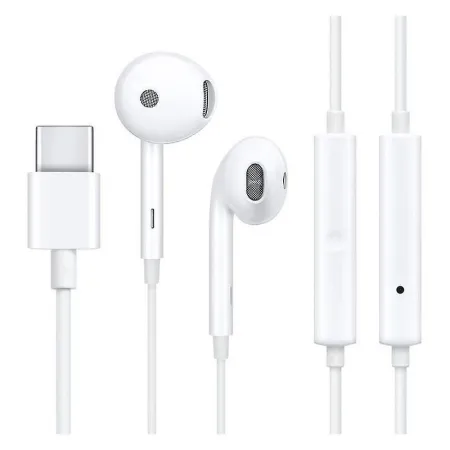 Oryginalne Słuchawki przewodowe doszune USB C Oppo MH147 bulk białe