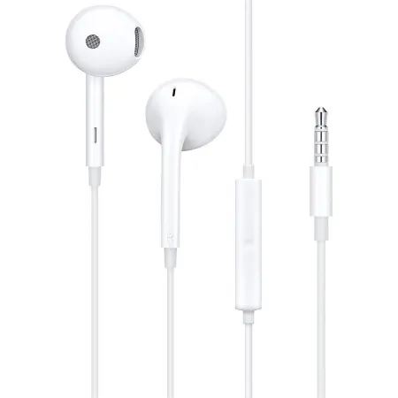 Oryginalne Słuchawki przewodowe douszne Jack 3,5 mm Oppo MH156 bulk białe