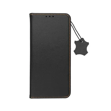 Etui z klapką na Samsung S21 FE Smart Pro Book skórzane czarne
