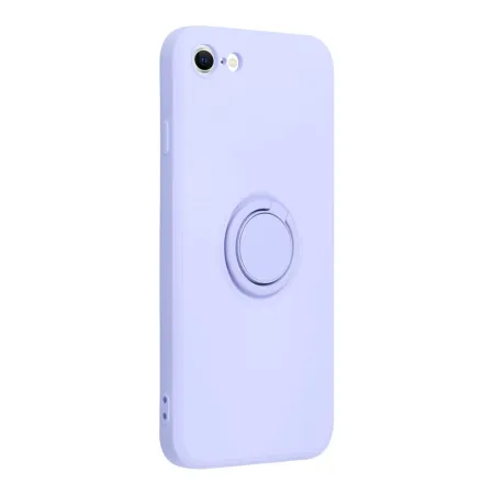 Etui na iPhone 7 / 8 / SE 2020 / SE 2022 Silicone Ring fioletowe