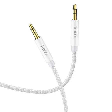 Kabel AUX Jack 3,5 mm do Jack 3,5 mm Hoco 1 m UPA19 srebrny