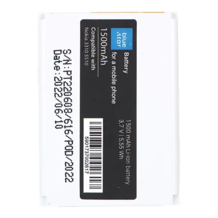 Bateria do Nokia 3310 / 5510 1500 mAh Blue Star