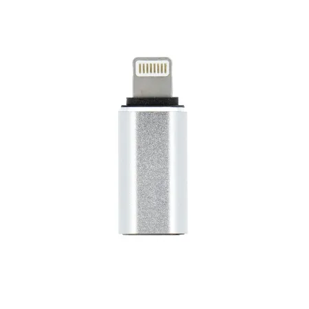 Adapter Typ C (żeński) do Lightning (męski) srebrny