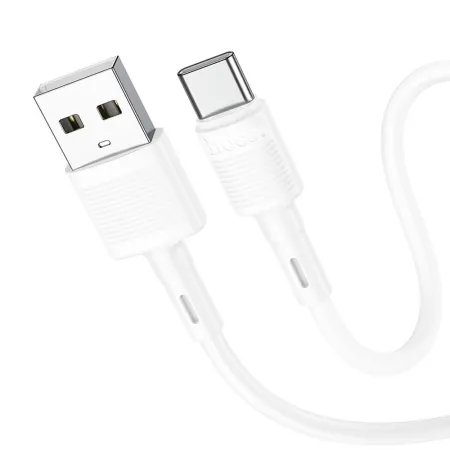 Kabel USB-A a USB-C Hoco X83 3A 1 m biały
