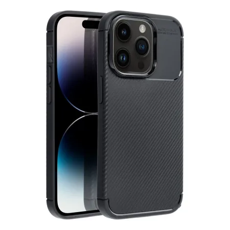 Etui na iPhone 14 PRO Carbon Premium czarne