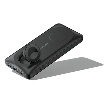 Powerbank zgodny z Magsafe Veger MagMulti (W1156) PD QC3.0 3A 22,5W 10000 mAh z ładowaniem indukcyjnym czarny