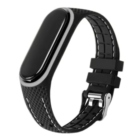 Pasek z elastomeru LIFESTYLE do XIAOMI Mi Band 7 czarny (03)