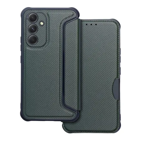 Etui z klapką na Samsung A54 5G Razor Book ciemnozielone