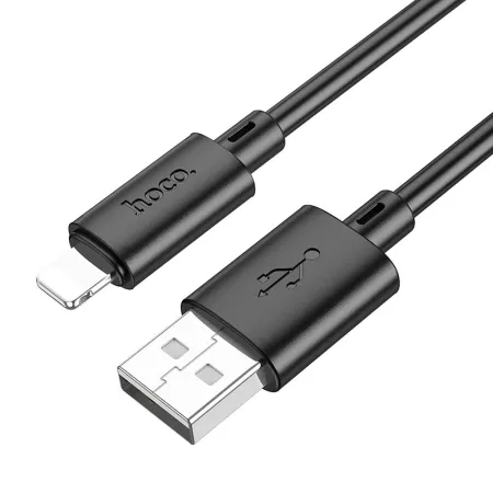 Kabel USB A do Lightning Hoco 2,4A 1 m X88 czarny