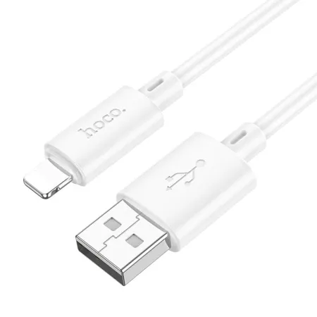 Kabel USB A do Lightning Hoco 2,4A 1 m X88 biały