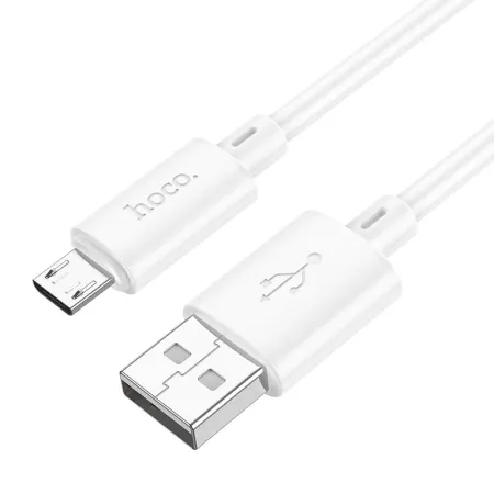 Kabel USB A do Micro USB Hoco 2,4A 1 m X88 biały