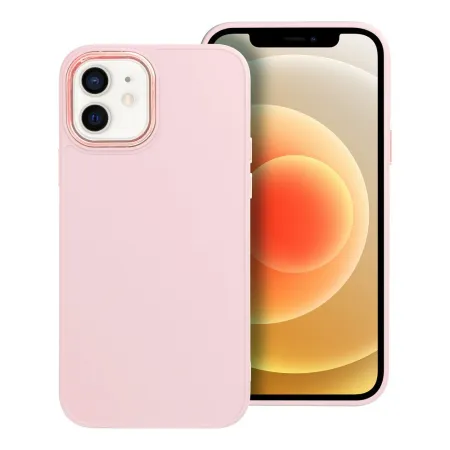 Etui na iPhone 12 / 12 PRO Frame pudrowy róż