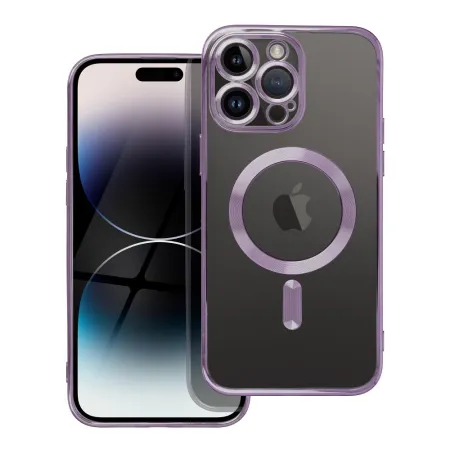 Etui na iPhone 14 PRO MAX Electro Mag Cover zgodne z MagSafe fioletowy