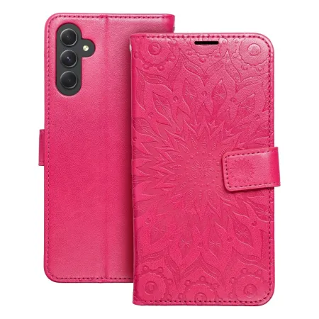 Etui z klapką na Samsung A34 5G Mezzo Book mandala magenta