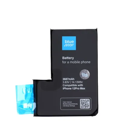 Bateria bez BMS do iPhone 12 PRO MAX 3687 mAh Blue Star HQ