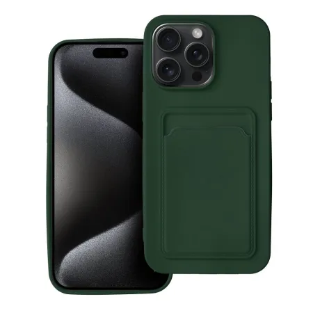 Etui na iPhone 15 PRO MAX Card Case zielone