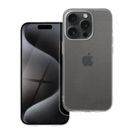 Etui na iPhone 15 PRO Clear Case 2 mm (camera protection) transparentne