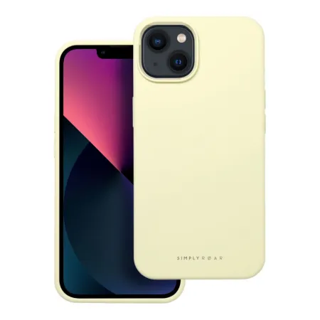 ROAR futerał CLOUD SKIN do IPHONE 13 Jasnożółty