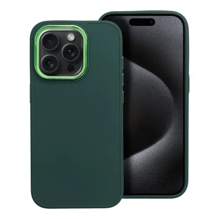 Etui na iPhone 15 PRO Frame zielone