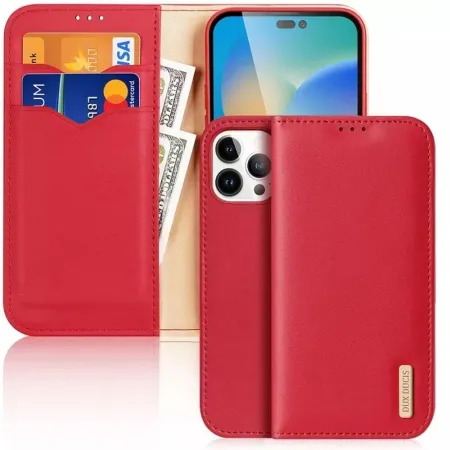 DUX DUCIS kabura HIVO do IPHONE 15 Pro czerwona