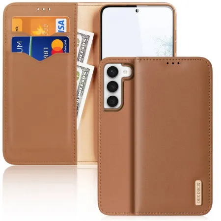DUX DUCIS kabura HIVO do SAMSUNG S23 Plus brązowa
