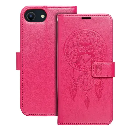 Etui z klapką na iPhone 7 / 8 / SE 2020 / SE 2022 Mezzo Book łapacz snów magenta