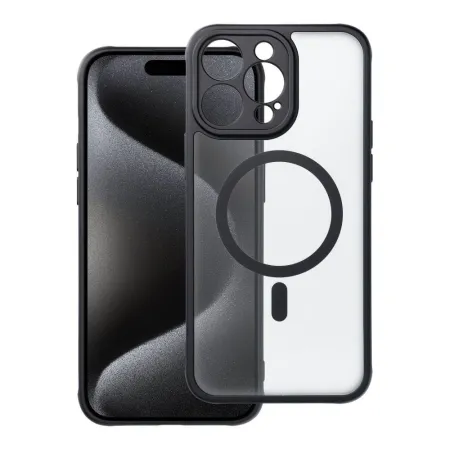 Etui na iPhone 15 PRO MAX Full Matte Mag Cover zgodne z MagSafe czarne