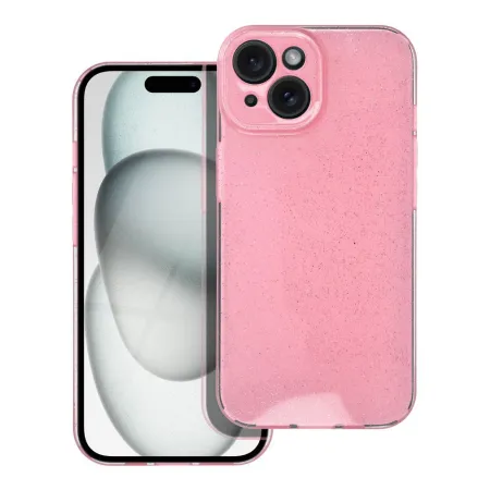 Etui na iPhone 15 Clear Case 2 mm Blink różowe