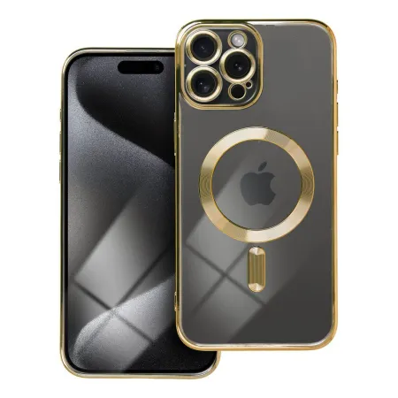 Etui na iPhone 15 PRO MAX Electro Mag Cover zgodne z MagSafe złote