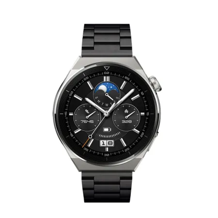 Pasek do Samsung Galaxy Watch Forcell F-Design FS06 zatrzask stal 22 mm czarny