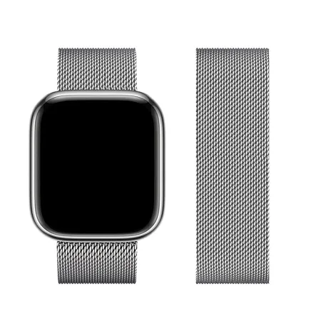 Pasek do Apple Watch Forcell F-Design FA03 magnetyczny stal 38 / 40 / 41 mm srebrny
