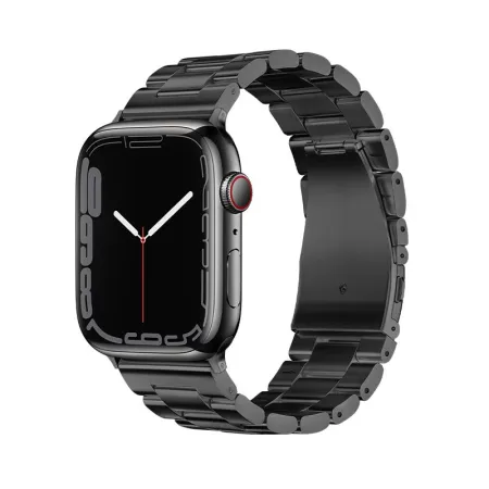Pasek do Apple Watch Forcell F-Design FA10 zatrzask stal 38 / 40 / 41 mm czarny