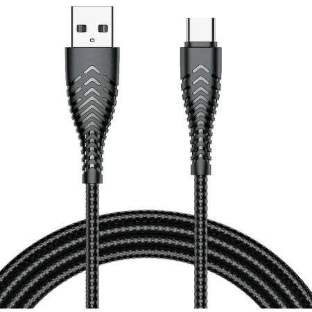 Kabel USB A do Typ C VEGER 2,4A V104 1,2 m czarny