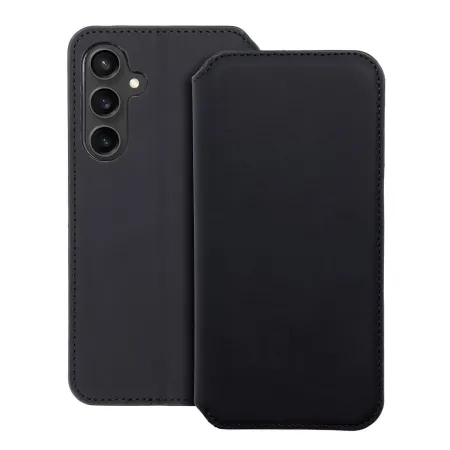 Etui z klapką na Samsung S23 FE Dual Pocket Book czarne