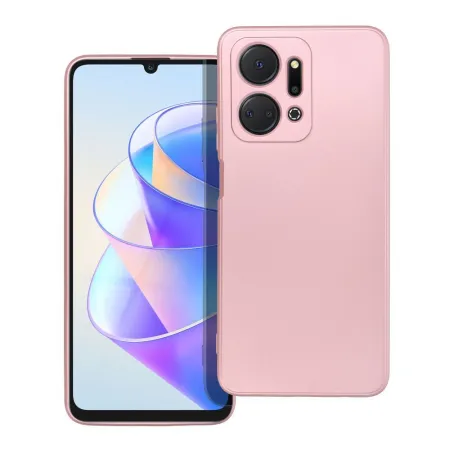 Etui na Honor X7A Metallic różowe