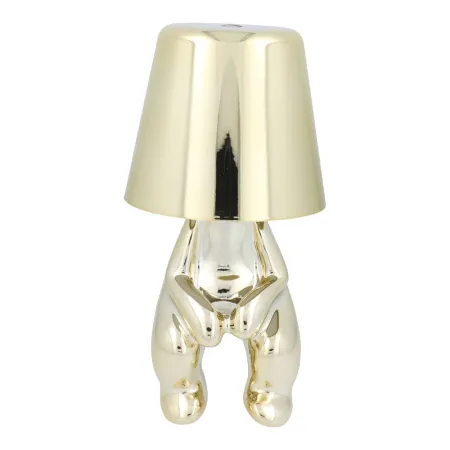 Lampka nocna GOLD MAN Art Deco siedzący (wzór 2) MLTL