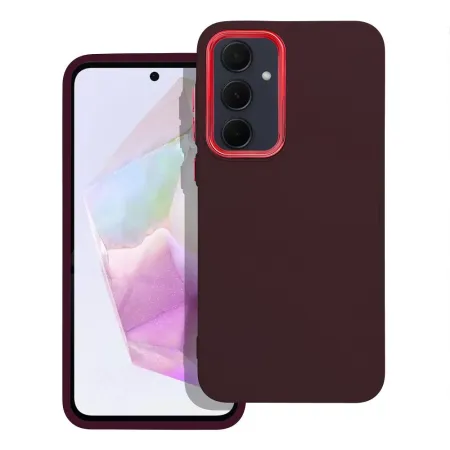 Etui na Samsung A35 5G Frame fioletowe