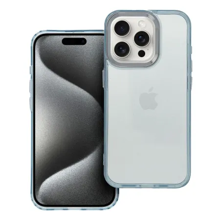 Etui na iPhone 15 PRO Pearl jasnoniebieskie