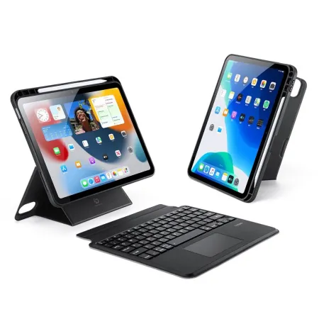 DUX DUCIS etui DK składane z klawiaturą bezprzewodową do iPad 10 (2022) czarne
