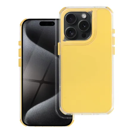 Etui na iPhone 15 PRO Matrix żółte