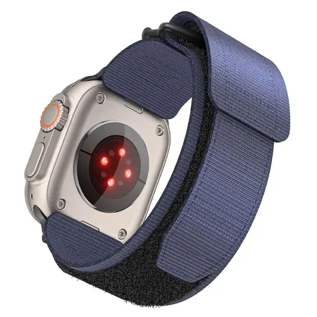 Pasek do Apple Watch Forcell F-Design FA05 rzep nylon 38 / 40 / 41 mm niebieski