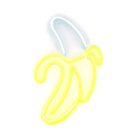 NEON NA ŚCIANĘ LED na USB - Banan model