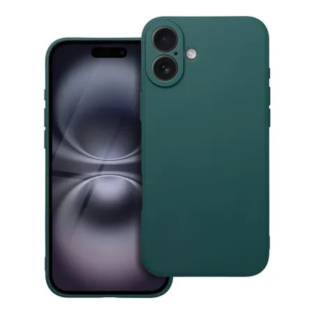 Etui na iPhone 16 PLUS Matt ciemnozielone