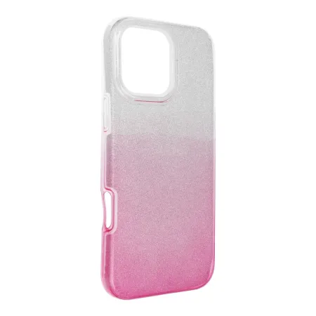 Etui na iPhone 16 PRO MAX Shining transparentne różowe