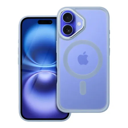 Futerał MATTE MAG COVER kompatybilny z MagSafe do IPHONE 16 niebieski