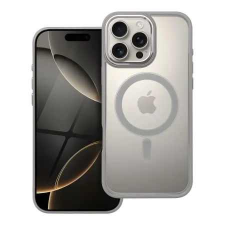 Etui na iPhone 16 PRO MAX Color Edge Mag Cover zgodne z MagSafe tytanowe szare