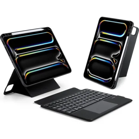 DUX DUCIS etui DK składane z klawiaturą bezprzewodową do iPad Pro 11 (2024) czarne