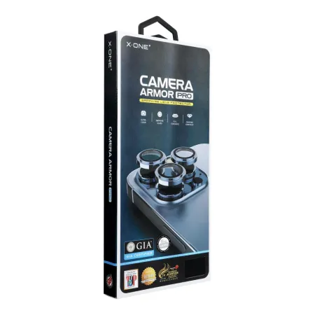 Szkło szafirowe na obiektyw aparatu do iPhone 16 PRO / 16 PRO MAX X-One Camera Armor Pro