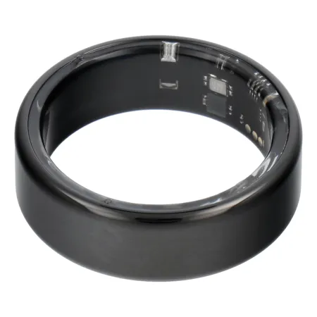 Smart Ring R11M- inteligentny pierścień ze stali ze stacją ładującą rozmiar 8 (18,1mm) czarny